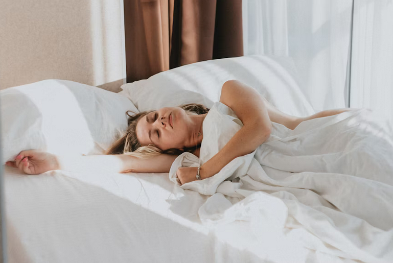 sleeping woman